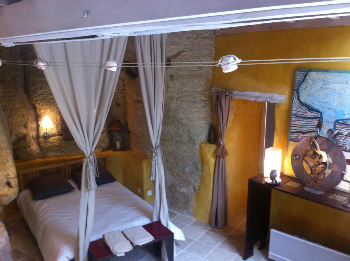 Thoré-la-Rochette Troglodyte Loft B&B 외부 사진